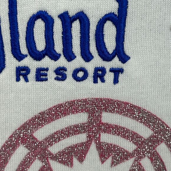 Disneyland Mickey Mouse Hoodie White Sorcerers Apprentice Disney 2017 Womens 2X - Picture 5 of 8